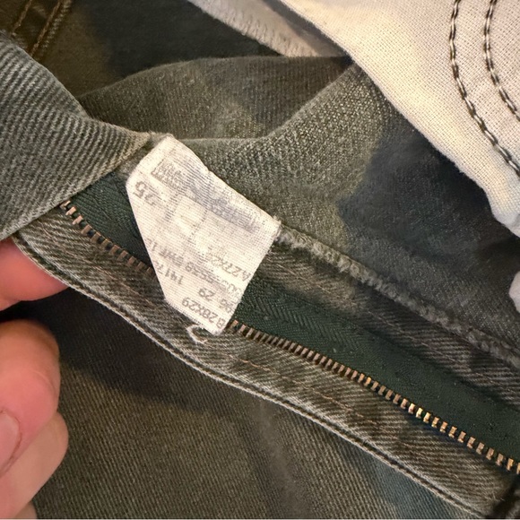 Vintage Lee Women's High Rise Jeans in Olive - Picture 11 of 12